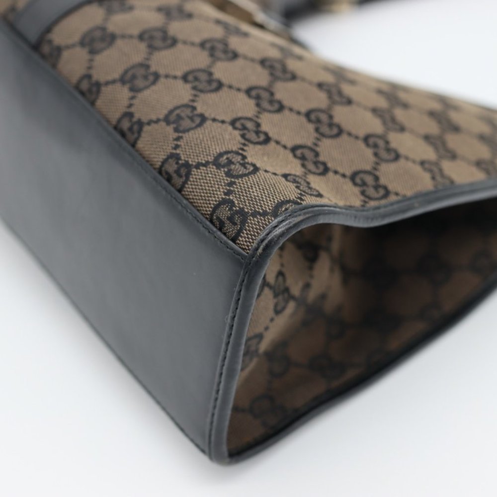 Gucci Structured Jackie Monogram Canvas‎ Handbag - Picture 7 of 14
